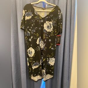 Christian Siriano floral dress
